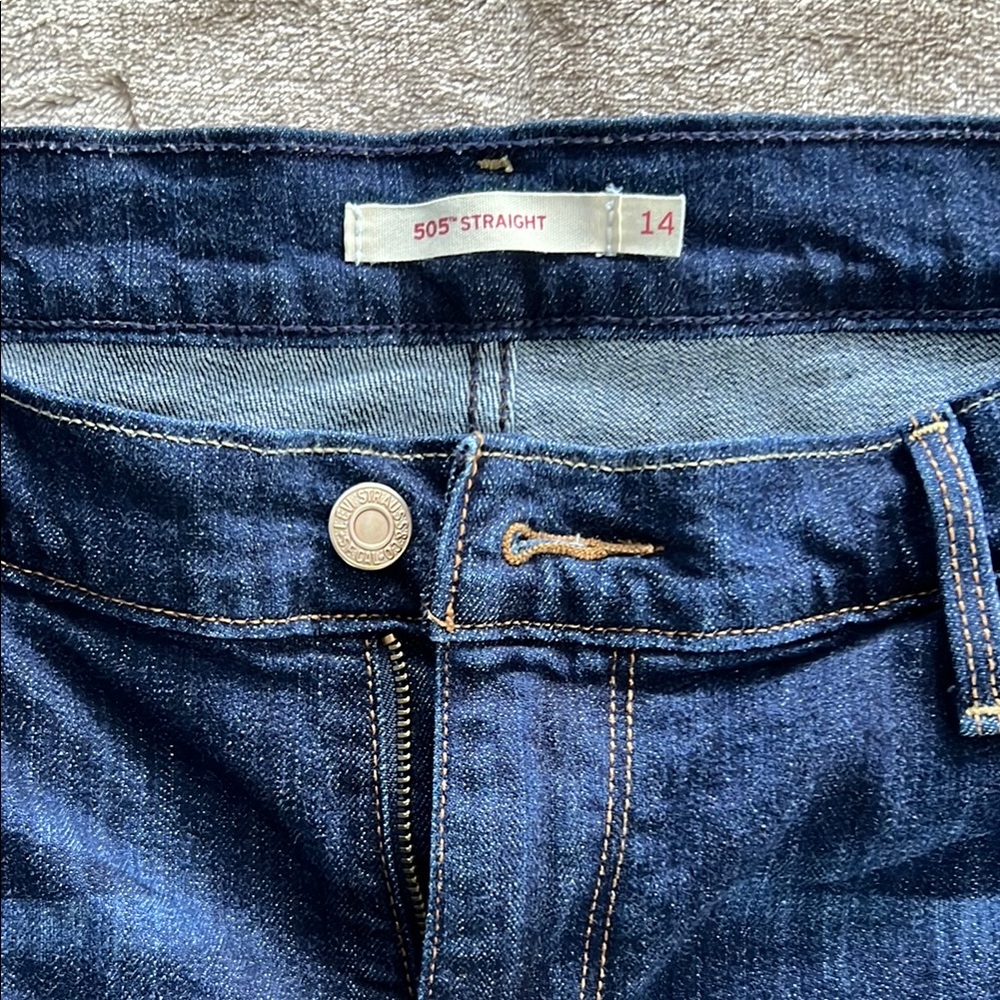 Levi's 505 Straight Jeans - Dark Blue